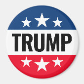 トランプ2024ア保メリカ素晴らし- ikeデザイン マグネット (正面)