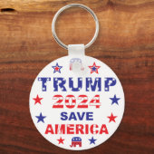 トランプ2024ア救メリカ キーホルダー (正面)