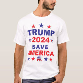 トランプ2024ア救メリカ Tシャツ