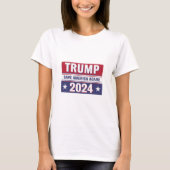 トランプ2024ア救メリカ Tシャツ (正面)