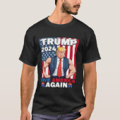 トランプ2024ア救メリカTシャツ Tシャツ (正面)