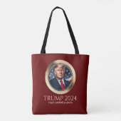 トランプ2024キャンペーン共和党レッド収集可能 トートバッグ (裏面)