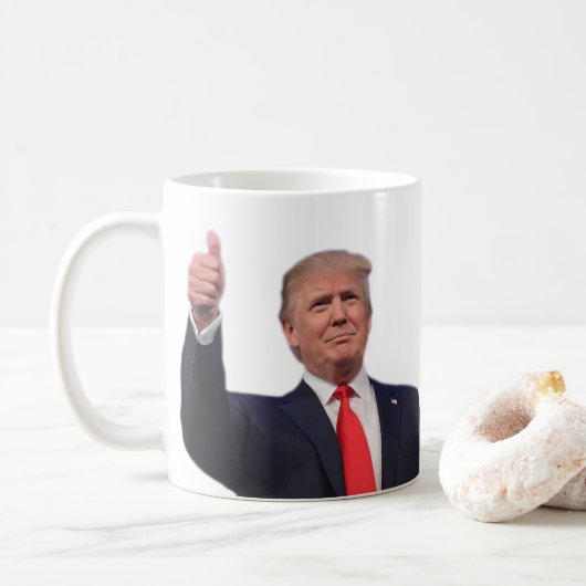 トランプ2024ギフト コーヒーマグカップ (ドーナツ)