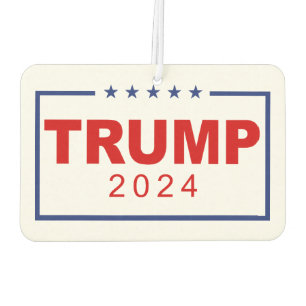 トランプ2024クラシック長方形ロゴ カーエアーフレッシュナー