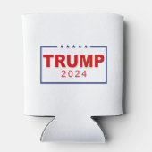 トランプ2024クラシック長方形ロゴ 缶クーラー (裏面)