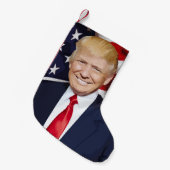 トランプ2024クリスマスストッキング スモールクリスマスストッキング (正面 (吊り時))