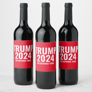 トランプ2024ザ・リベンジ・ツアー ワインラベル