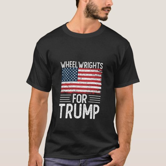 トランプ2024シャツプレジデントの車選輪権利 Tシャツ (正面)