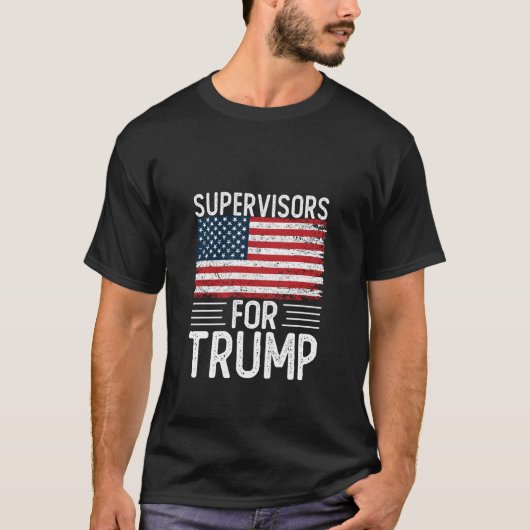 トランプ2024シャツプレジデントElectiの上司 Tシャツ (正面)