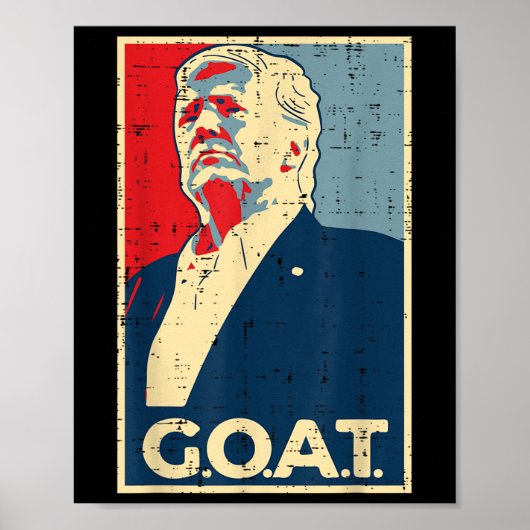 トランプ2024シャツヤートトランプのポスター2024 - Uni, Bl ポスター (正面)