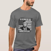 トランプ2024シャツ有罪判決フェロン Tシャツ (正面)