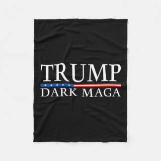 トランプ2024ダークメガプレジデントDonald Trump フリースブランケット