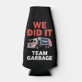 トランプ2024トラックのゴミ私たちはチームのゴミを行った ボトルクーラー (正面)