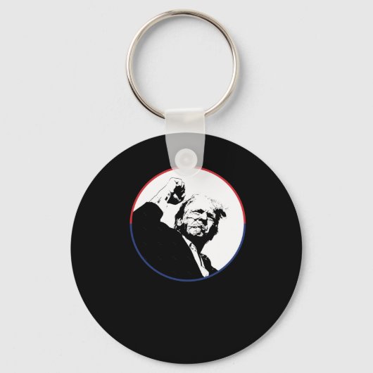 トランプ2024トランプのラリートランプ耳ドナルドトランプのpres キーホルダー (正面)