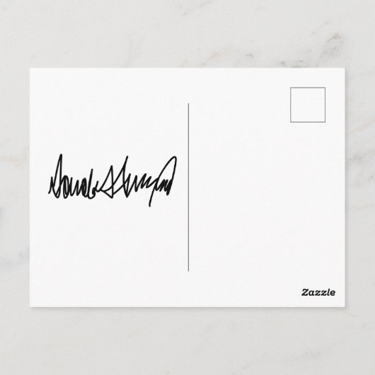 トランプ2024トランプはアメリカを取り戻す ポストカード (裏面)