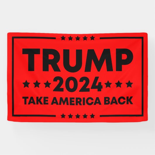 トランプ2024トランプはアメリカを取り戻す 横断幕 (横)