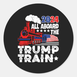 トランプ2024トランプ列車アメリカ合衆国に乗って ラウンドシール