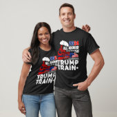 トランプ2024トランプ列車アメリカ合衆国に乗って Tシャツ (ユニセックス)