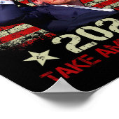 トランプ2024トランプ・ラリーで最初のポン生き延びプショット ポスター (角)