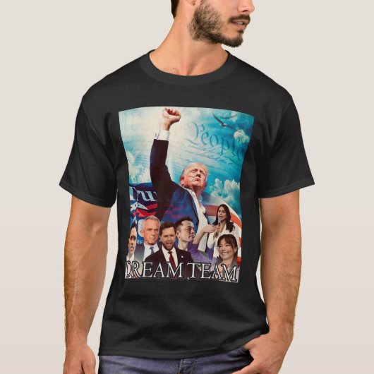 トランプ2024ドリームチーム Tシャツ (正面)