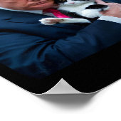 トランプ2024ネコおもしろいメガトランプ猫 ポスター (角)