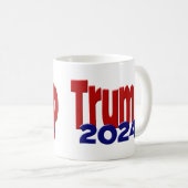 トランプ2024ハーフ コーヒーマグカップ (正面右)