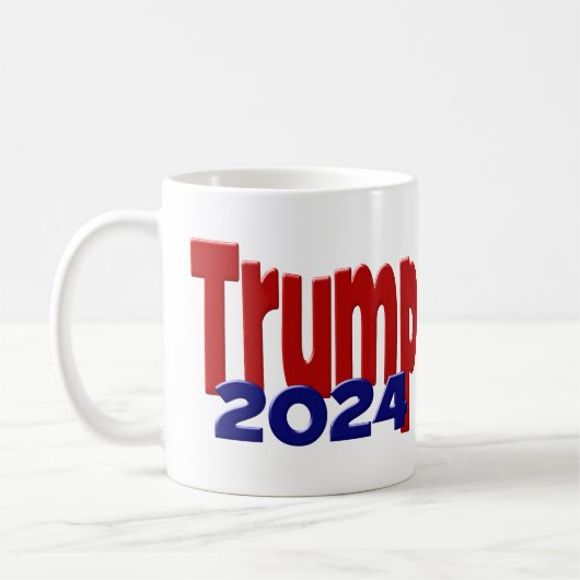トランプ2024ハーフ コーヒーマグカップ (左)