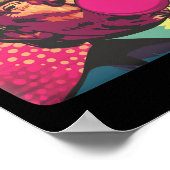 トランプ2024バブルガポップ・アートのム ポスター (角)