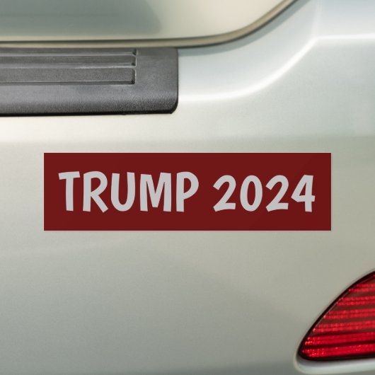 トランプ2024バンパーステッカー バンパーステッカー (車上)