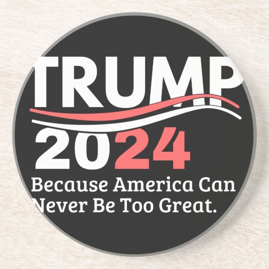トランプ2024バンパー コースター (正面)
