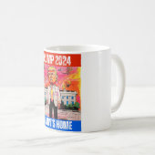 トランプ2024パパの家 コーヒーマグカップ (正面右)