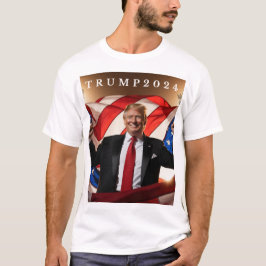 "トランプ2024ビジョンはっきりした：と誇りを持った Tシャツ