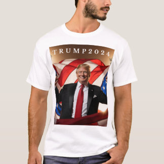 "トランプ2024ビジョンはっきりした：と誇りを持った Tシャツ