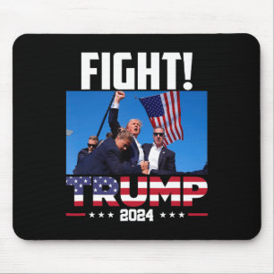 トランプ2024ファイトファースト・ラリー2024アメリカ マウスパッド
