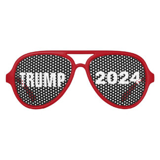 トランプ2024ファングラスサングラス アビエーターサングラス