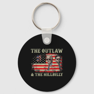 トランプ2024フラグOutlaw Hillbilly J.d.vance 2024ド キーホルダー