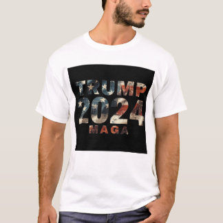 トランプ2024マガ Tシャツ