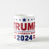 トランプ2024マグをアメリカに戻す コーヒーマグカップ (中央)