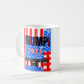 トランプ2024マグカップ コーヒーマグカップ (正面左)