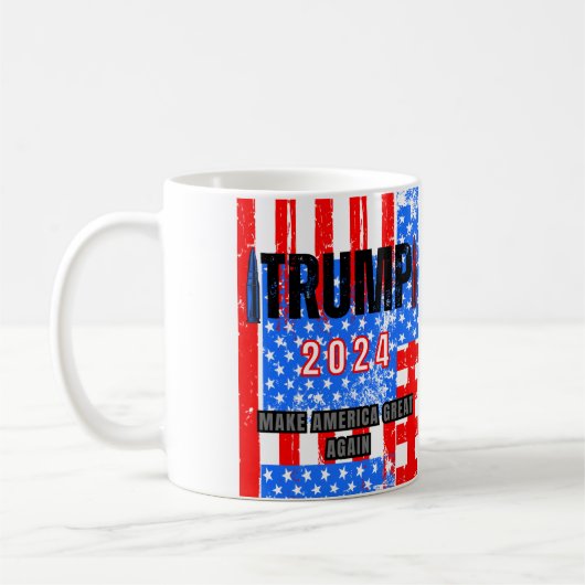 トランプ2024マグカップ コーヒーマグカップ (左)