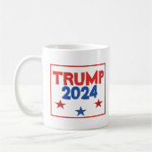 トランプ2024マグカップ コーヒーマグカップ (左)