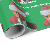 トランプ2024マグショット再びクリスマスを作素晴らしる ラッピングペーパー (ロールコーナー)