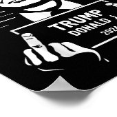 トランプ2024ムグショットスタイルポスター ポスター (角)