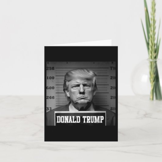 トランプ2024ムグショットトランプマグショット社長 カード (正面)