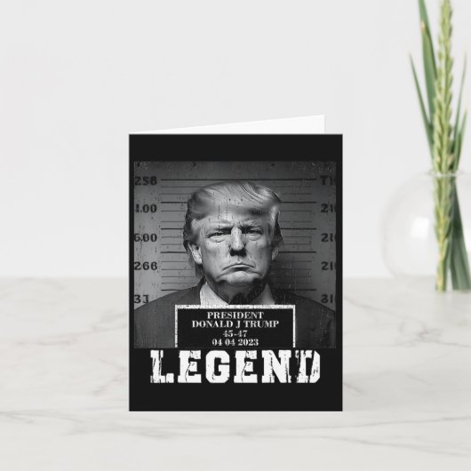 トランプ2024ムグショット大統領伝説 カード (正面)