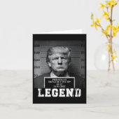 トランプ2024ムグショット大統領伝説 カード (黄色い花)