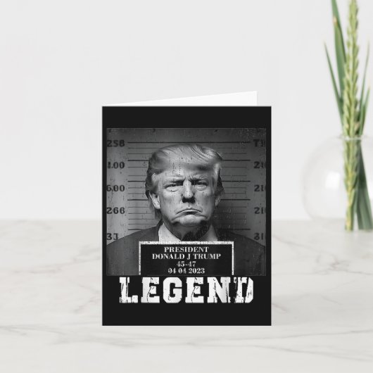 トランプ2024ムグショット大統領伝説 カード (正面)