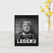 トランプ2024ムグショット大統領伝説 カード (黄色い花)