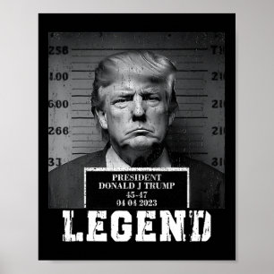 トランプ2024ムグショット大統領伝説 ポスター