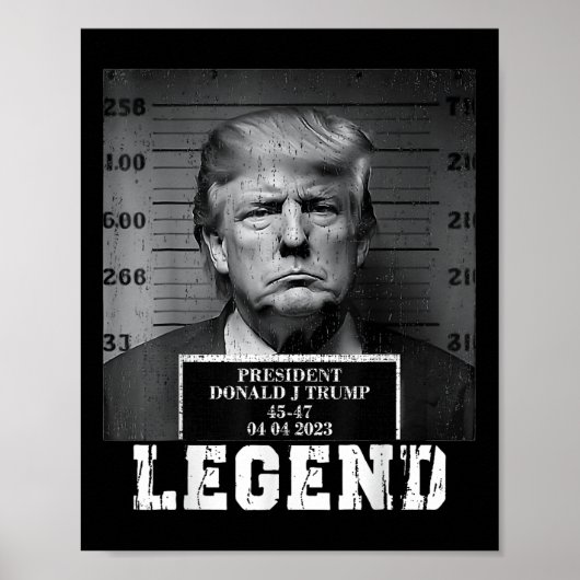 トランプ2024ムグショット大統領伝説 ポスター (正面)